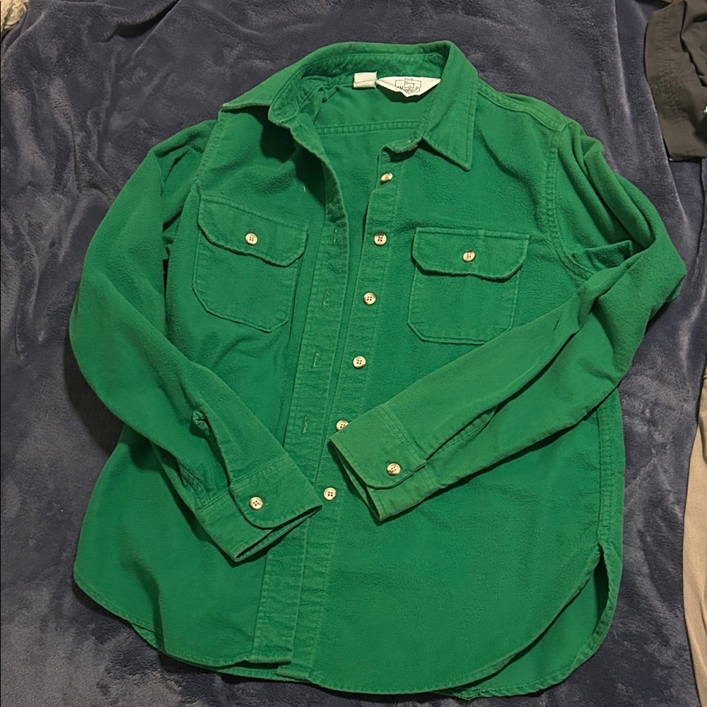 Woolrich Green Button-Up Shirt